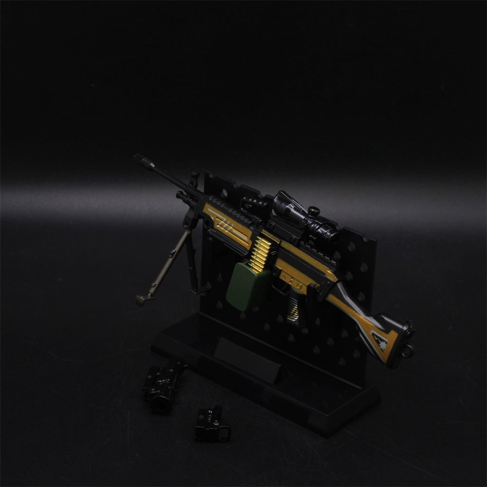 M249 Metal Industry Style Skin Miniature Gun 16.5CM/6.5"