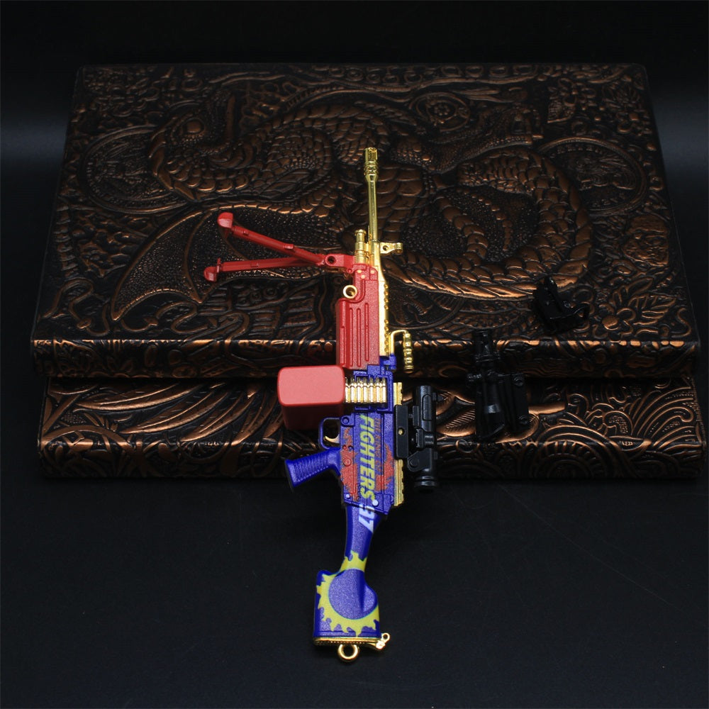 M249 MG Miniature Fighter Skin M249 Machine Gun 16.5CM/6.5"