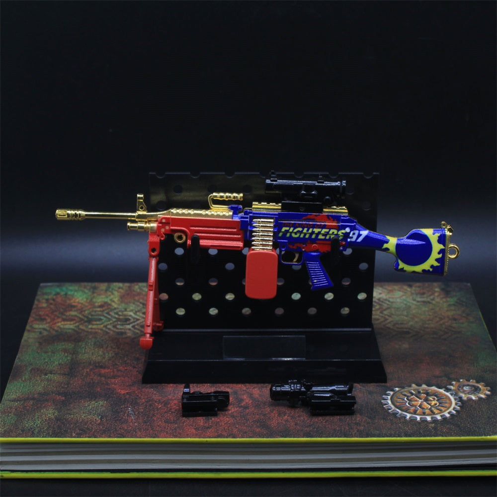 M249 MG Miniature Fighter Skin M249 Machine Gun 16.5CM/6.5"