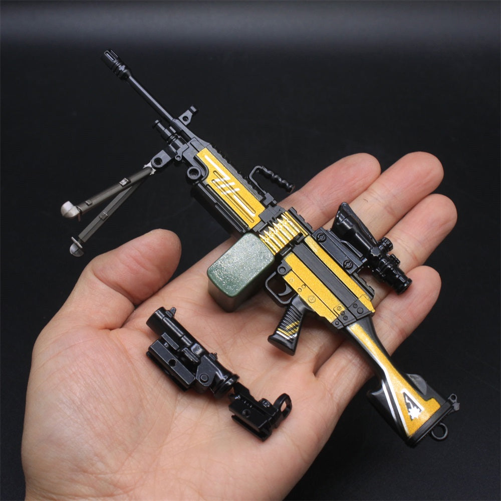 M249 Metal Industry Style Skin Miniature Gun 16.5CM/6.5"