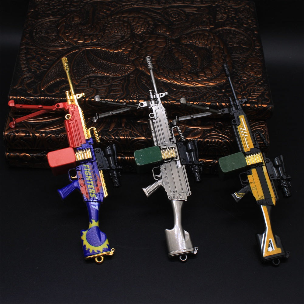 M249 Metal Industry Style Skin Miniature Gun 16.5CM/6.5"