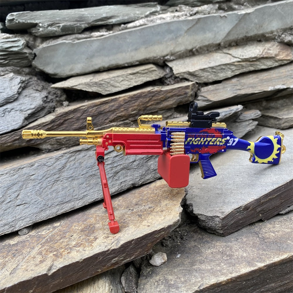 M249 MG Miniature Fighter Skin M249 Machine Gun 16.5CM/6.5"
