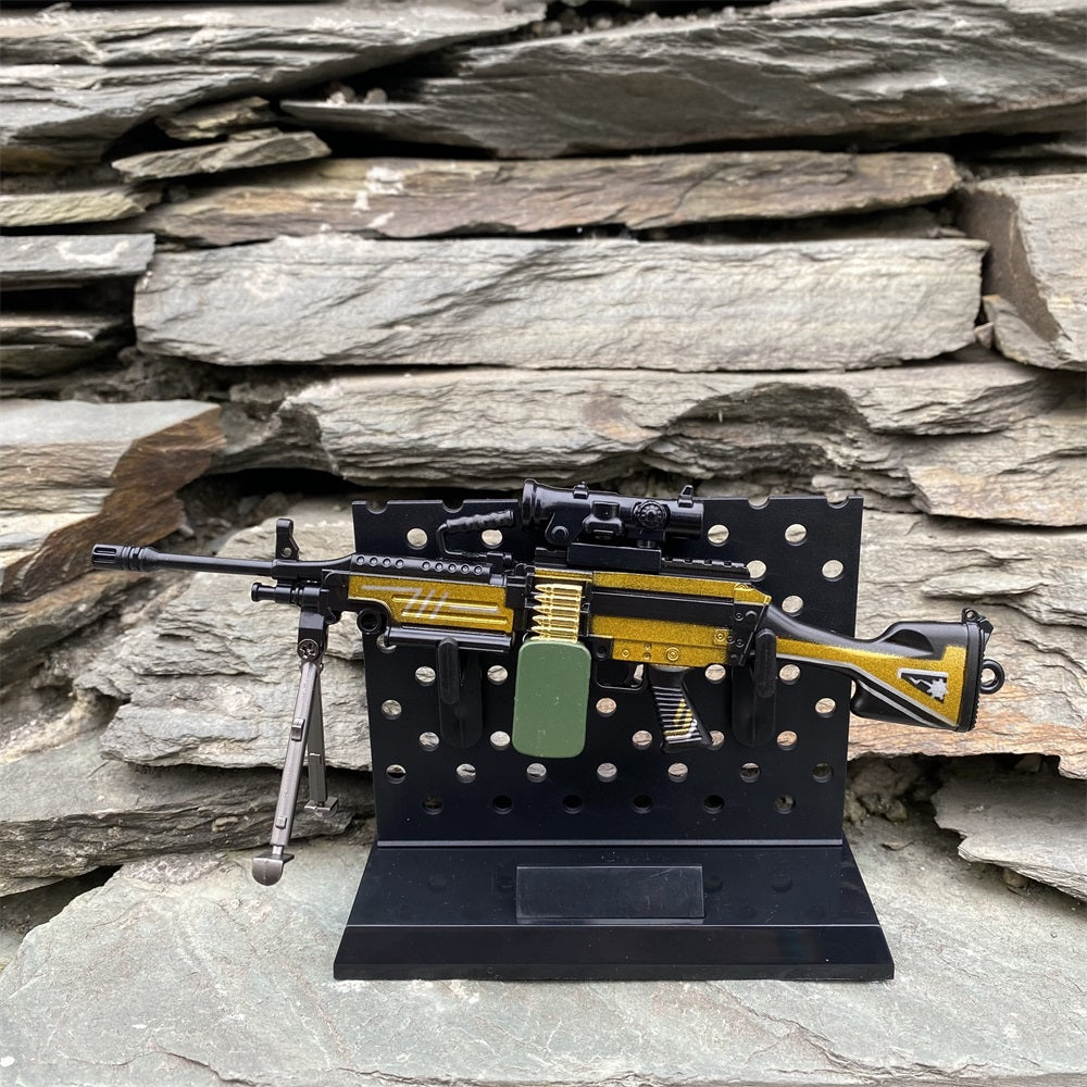M249 Metal Industry Style Skin Miniature Gun 16.5CM/6.5"