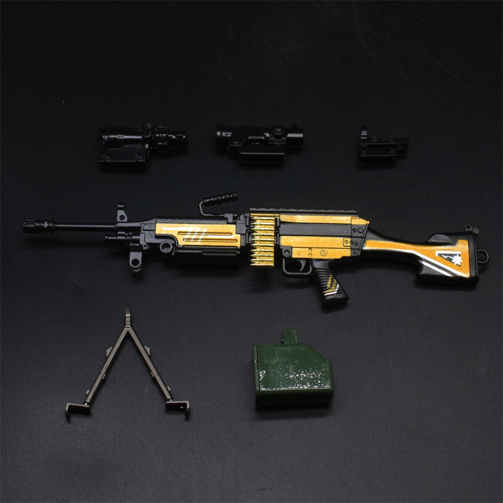 M249 Metal Industry Style Skin Miniature Gun 16.5CM/6.5"