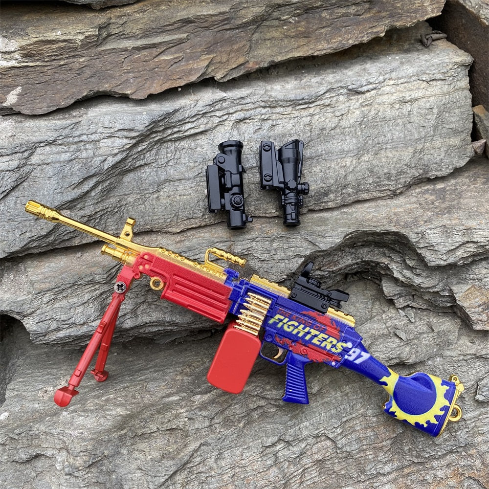 M249 MG Miniature Fighter Skin M249 Machine Gun 16.5CM/6.5"