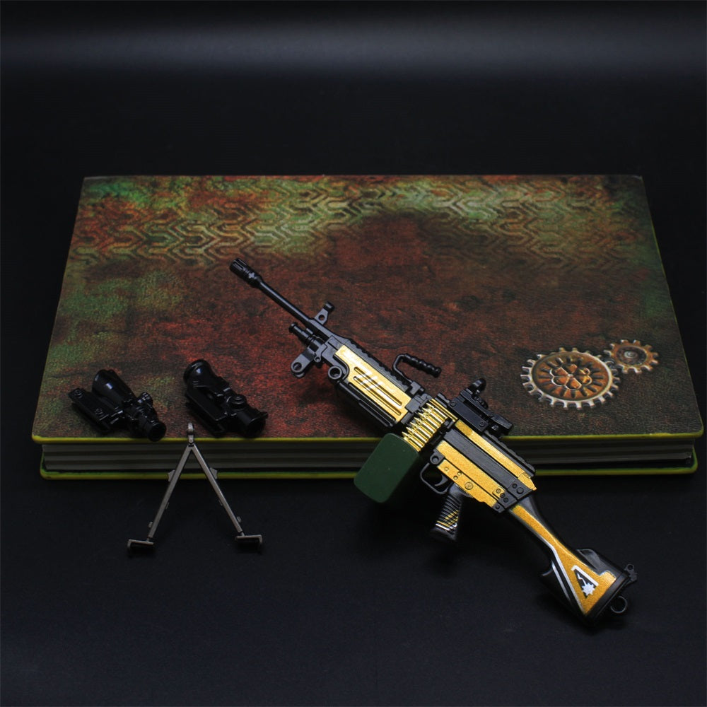 M249 Metal Industry Style Skin Miniature Gun 16.5CM/6.5"