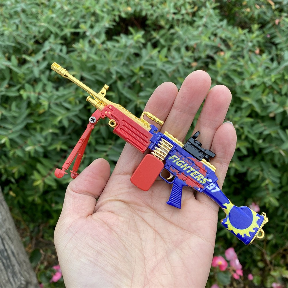 M249 MG Miniature Fighter Skin M249 Machine Gun 16.5CM/6.5"