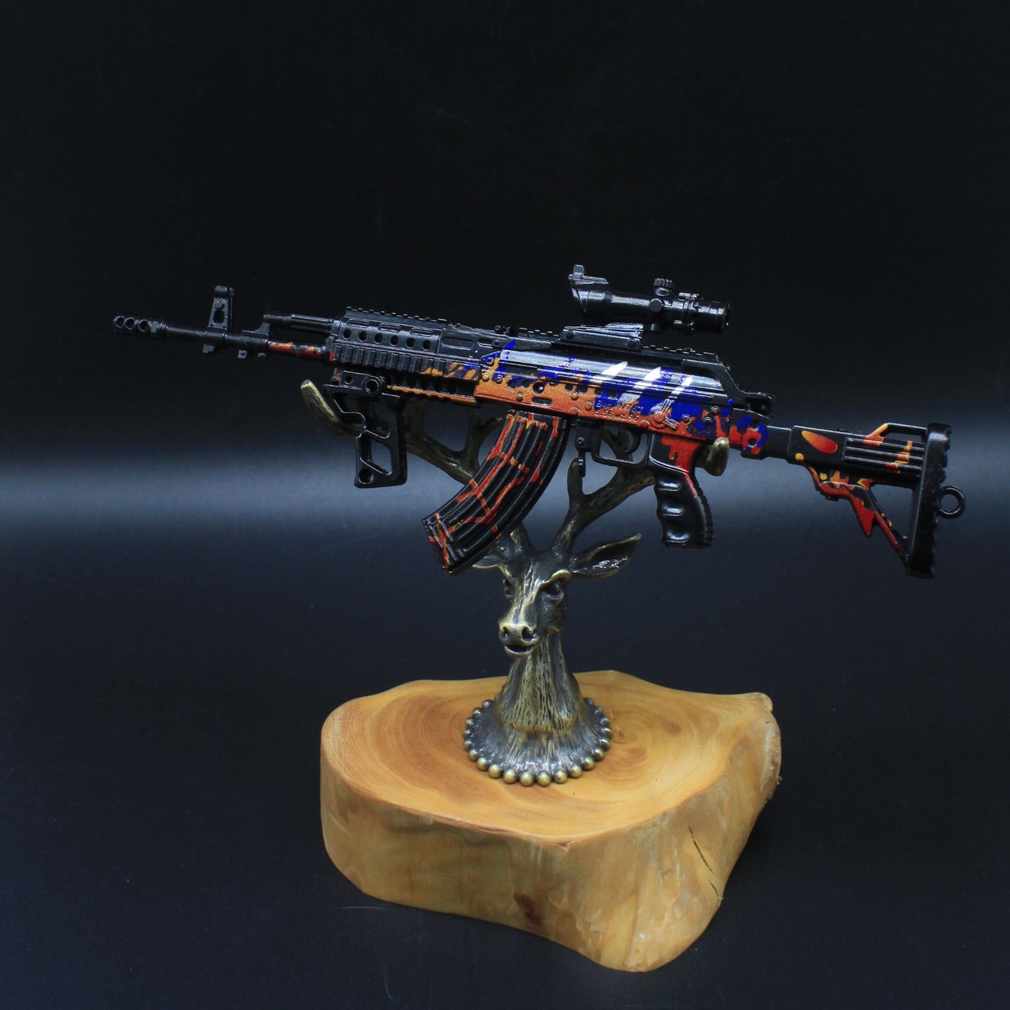 Metal Beryl M762 Miniature Assault Rifle Small Gun Model 17CM/6.7"