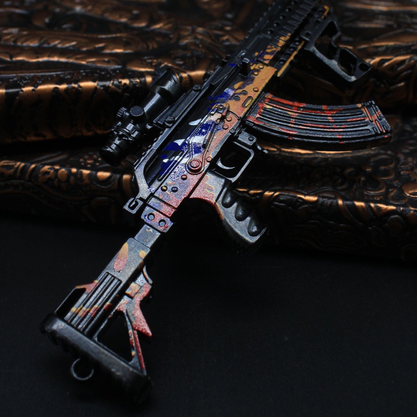 Metal Beryl M762 Miniature Assault Rifle Small Gun Model 17CM/6.7"
