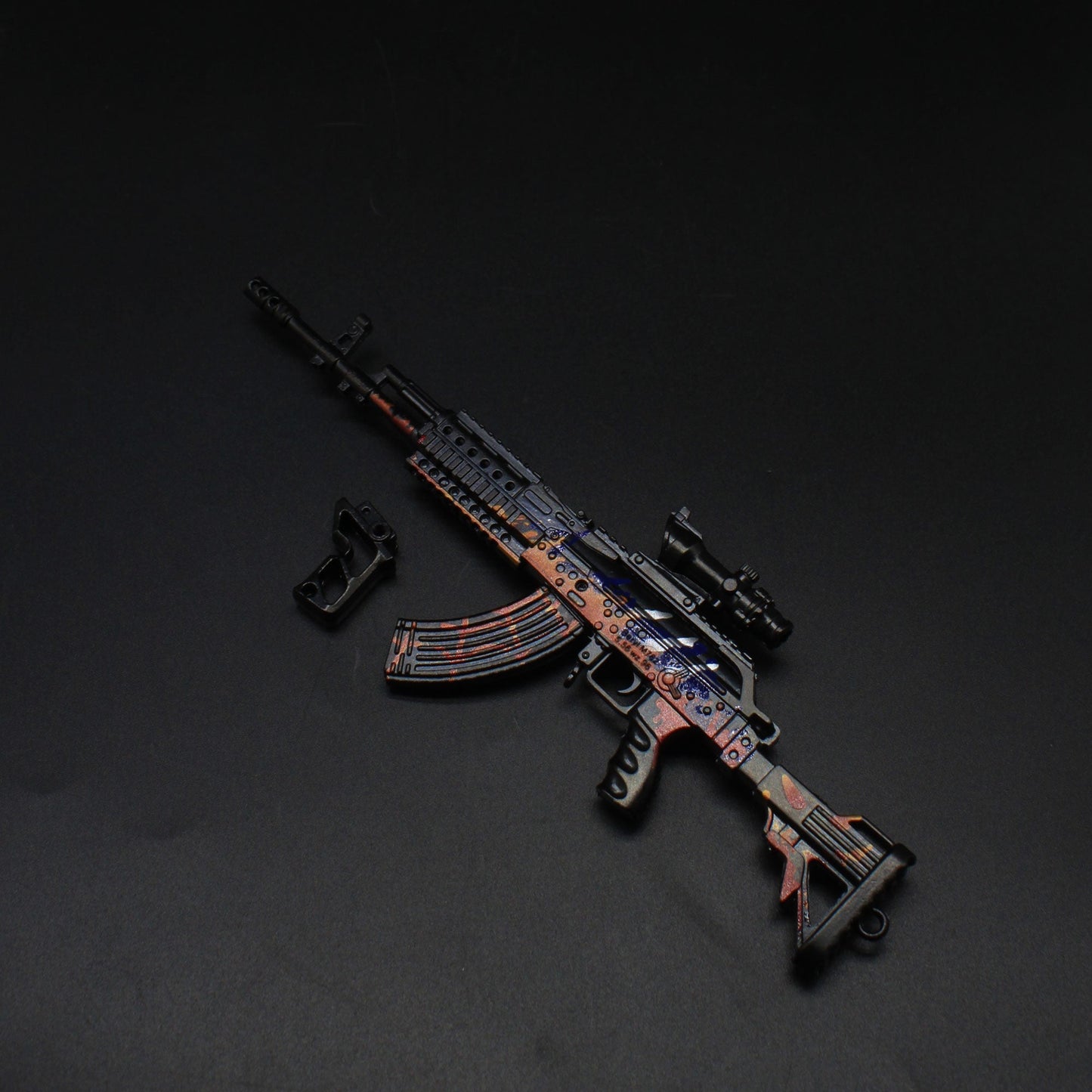Metal Beryl M762 Miniature Assault Rifle Small Gun Model 17CM/6.7"