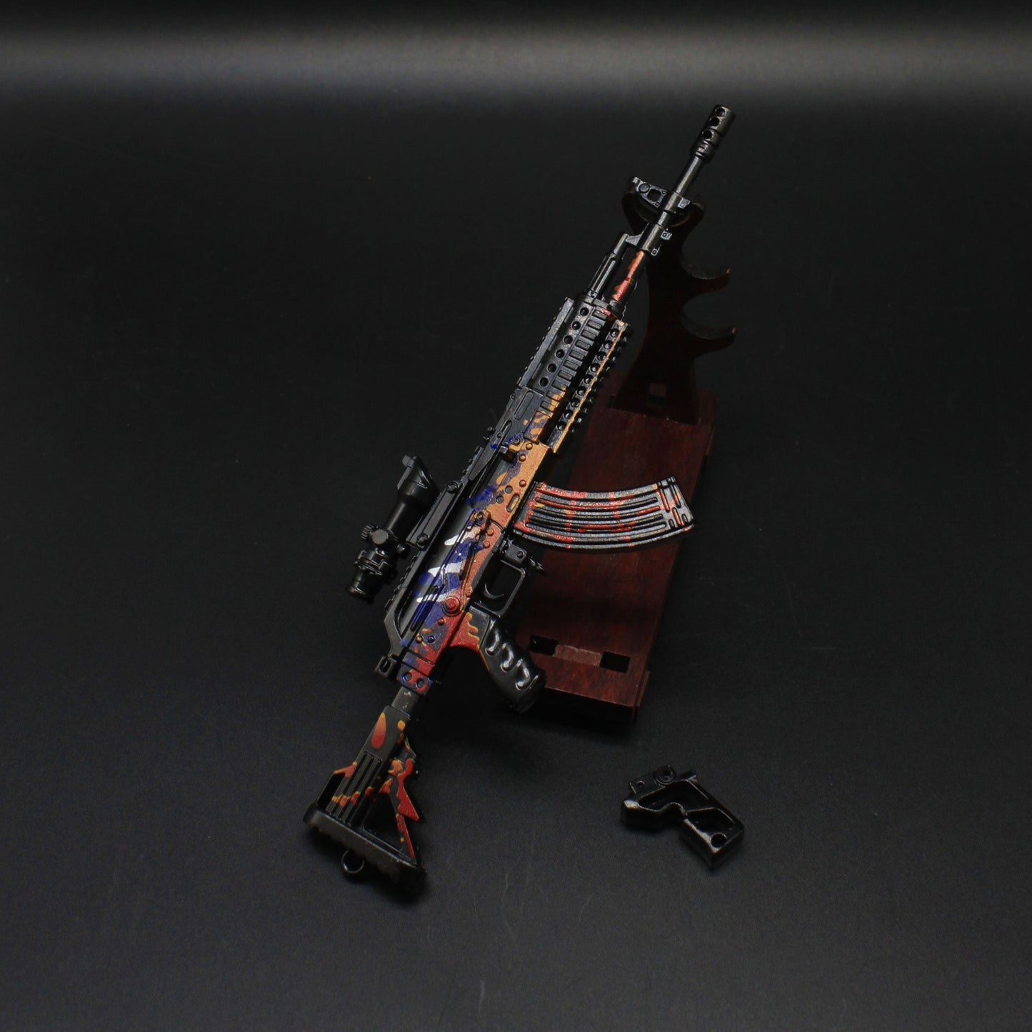 Metal Beryl M762 Miniature Assault Rifle Small Gun Model 17CM/6.7"