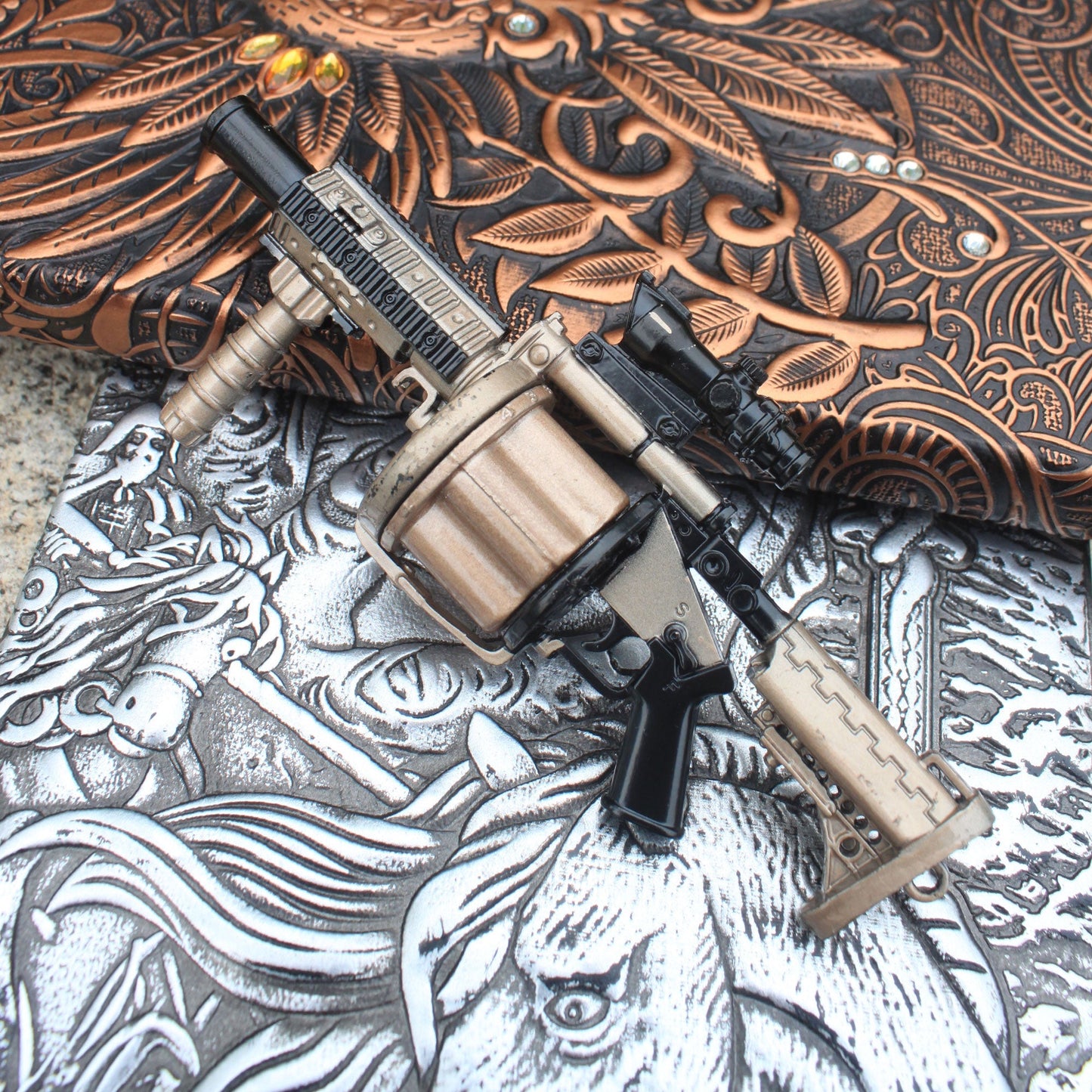 Grenade Launcher Metal Miniature Scale MGL Replica Military 13.5CM/5.3"