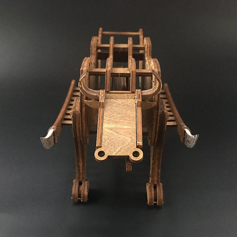 AM013 Mu Niu Liuma Zhuge Liang Three Kingdoms Ancient Wooden Ox Chariot Model