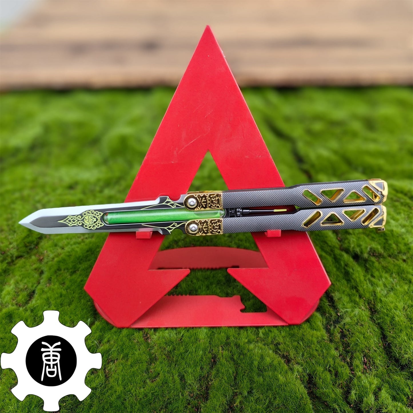 Octane Heirloom V3 Real Liquid Tube Octane Balisong Metal Replica