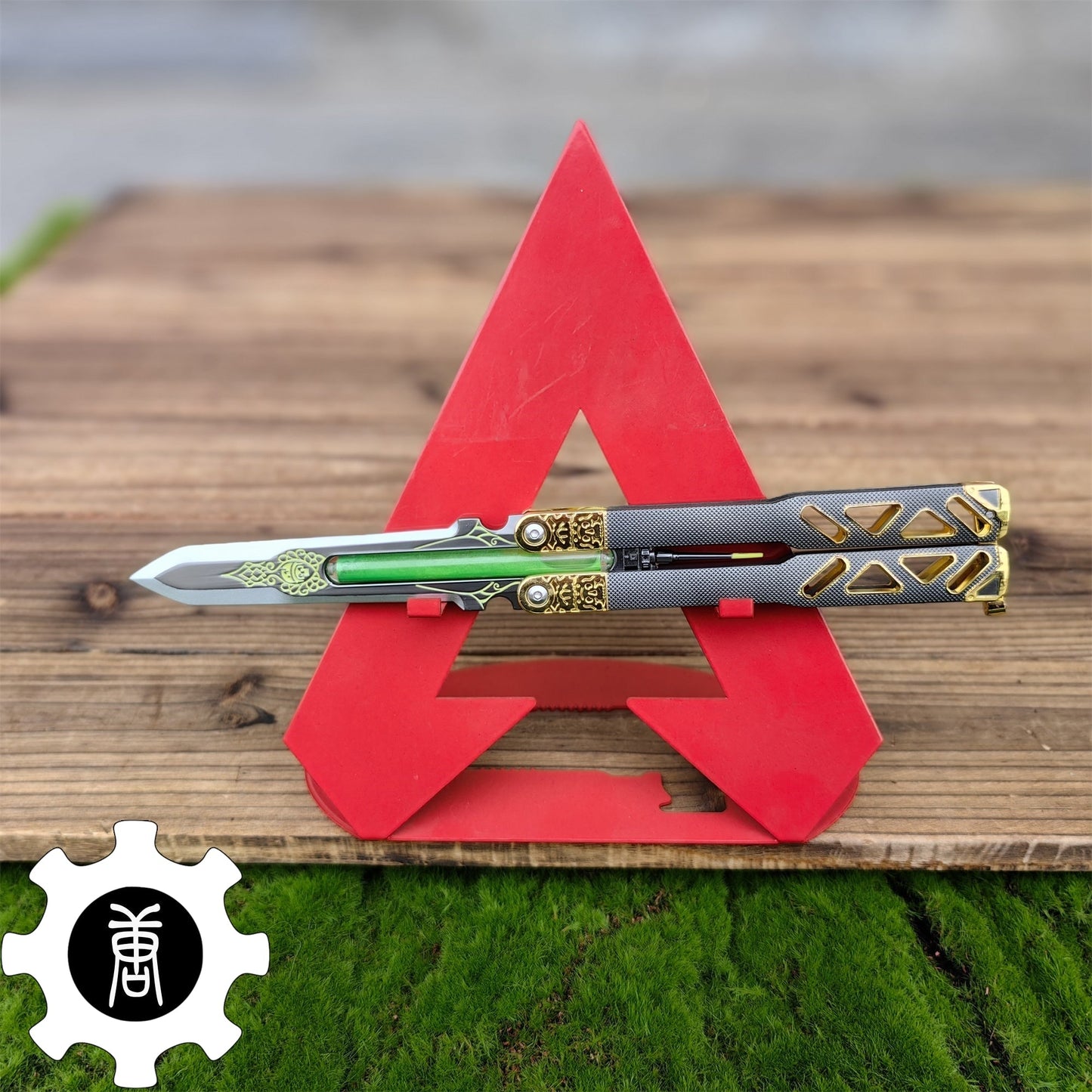 Octane Heirloom V3 Real Liquid Tube Octane Balisong Metal Replica