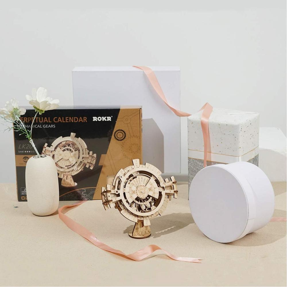 Perpetual Calendar Wooden Model Building Kits