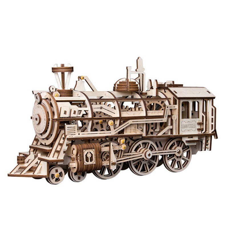 DIY 3D Wooden Puzzle Assembly Toy Model Kit