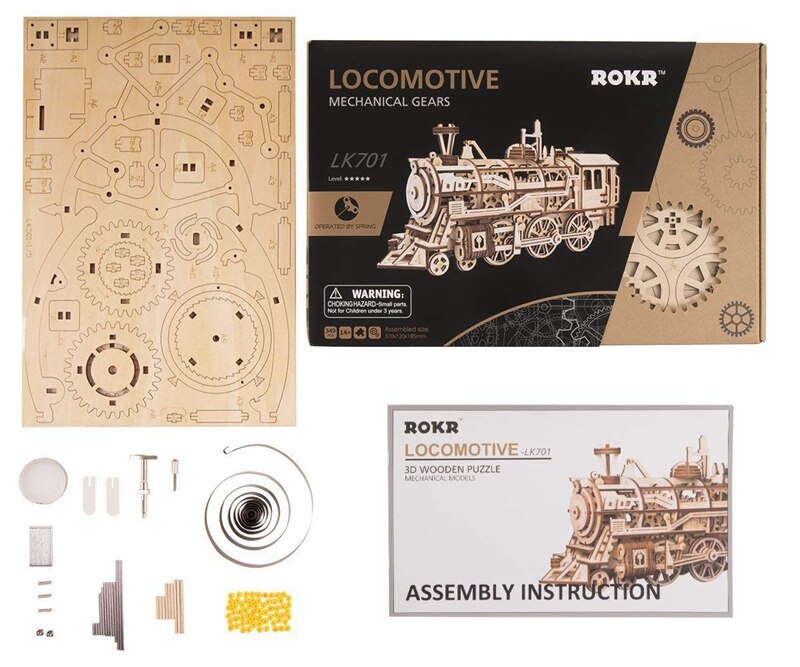 DIY 3D Wooden Puzzle Assembly Toy Model Kit