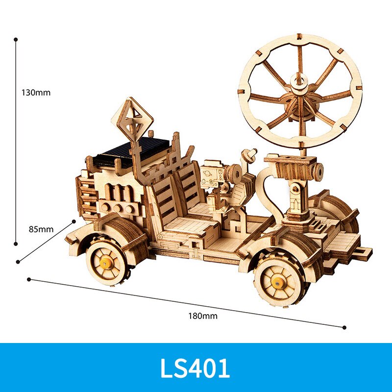 Solar Energy Toys Model Building Kit Space Hunting Assembly Toys For Children Kids