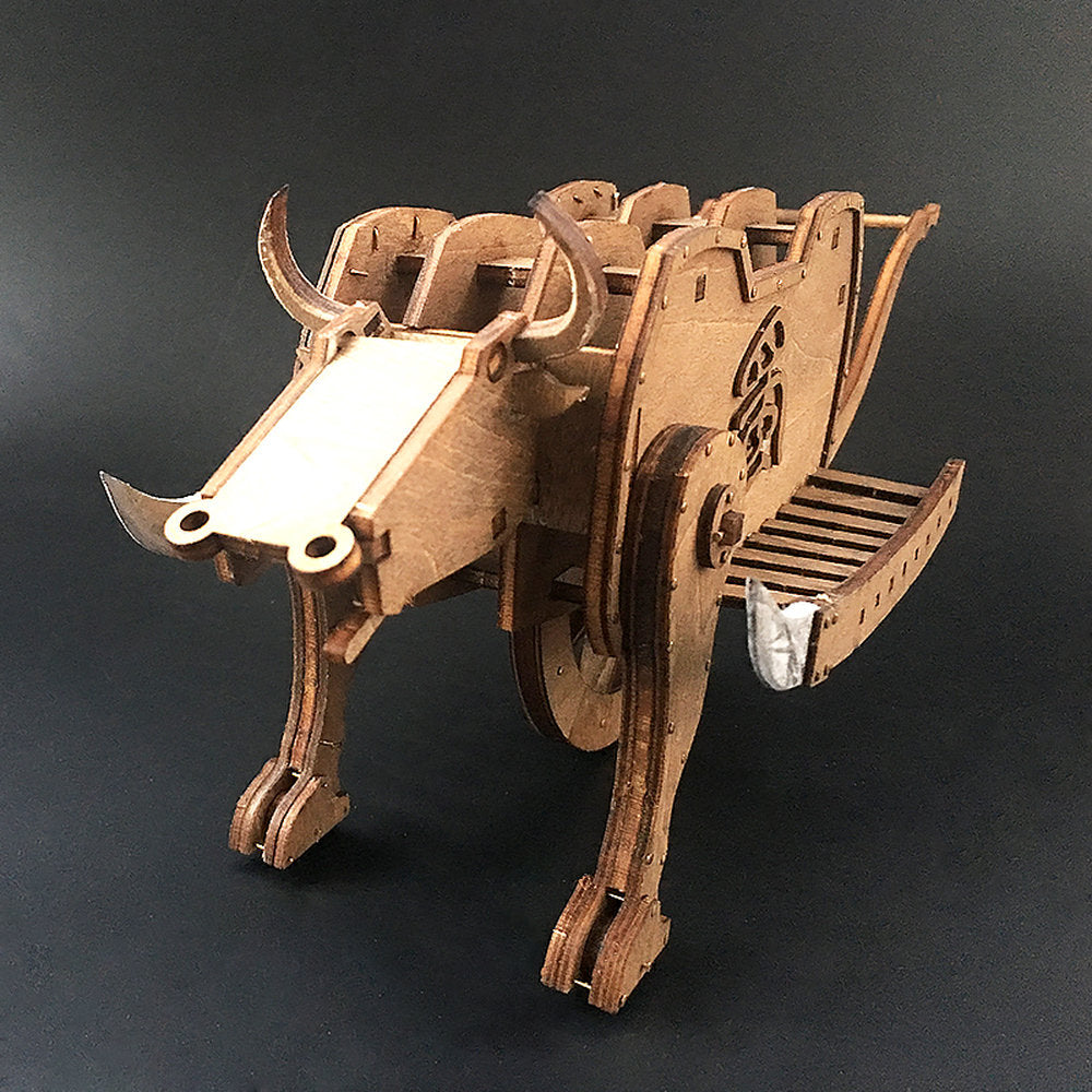 AM013 Mu Niu Liuma Zhuge Liang Three Kingdoms Ancient Wooden Ox