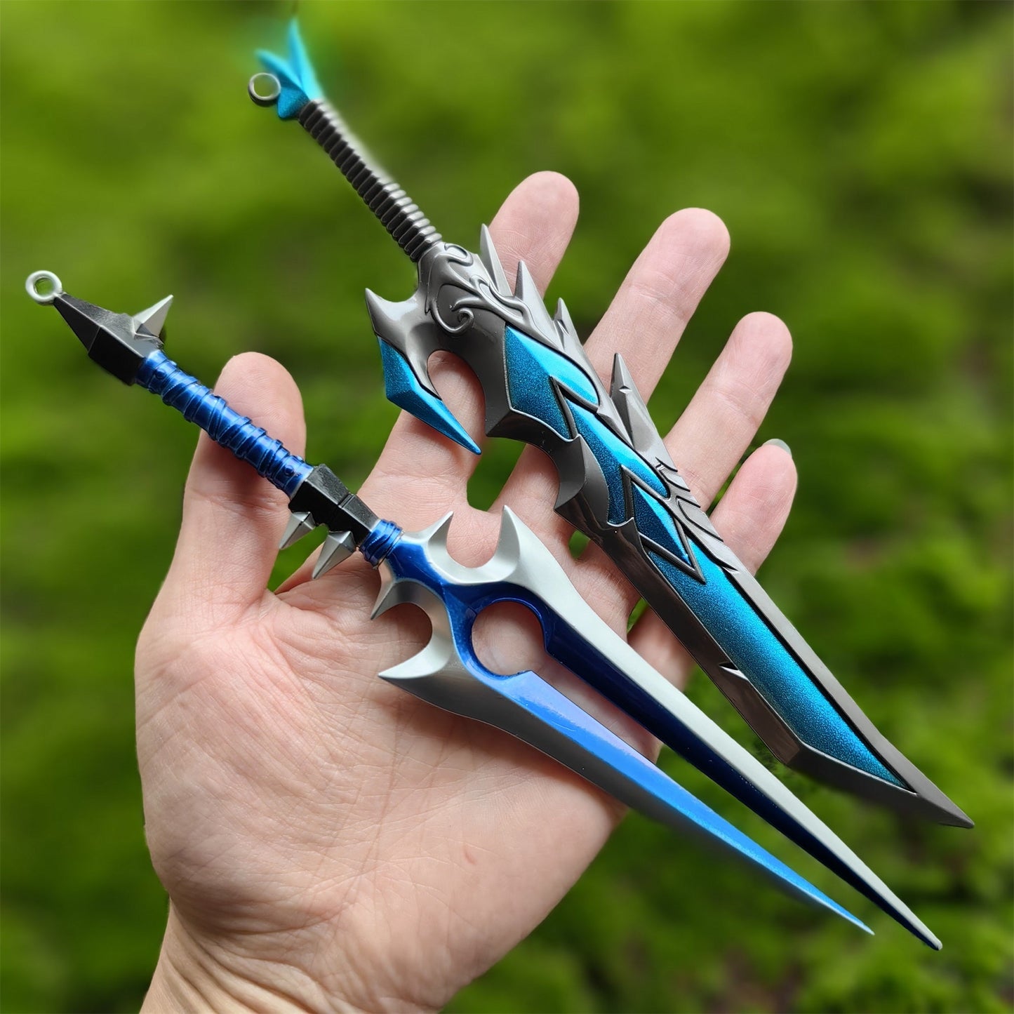 Classical Game Weapons Shadowmourne Axe The Unbreakable Will Blade Thunderfury Blessed Blade of the Windseeker Ashbringer 4 in 1 Pack