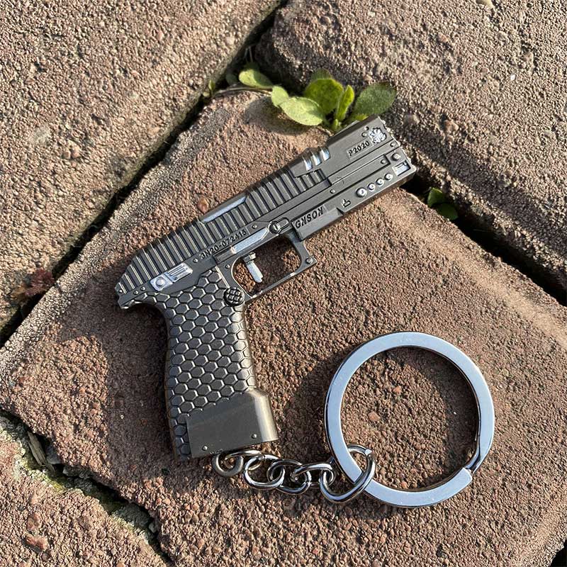 Hot Game Gun Keychain Charms On Sale