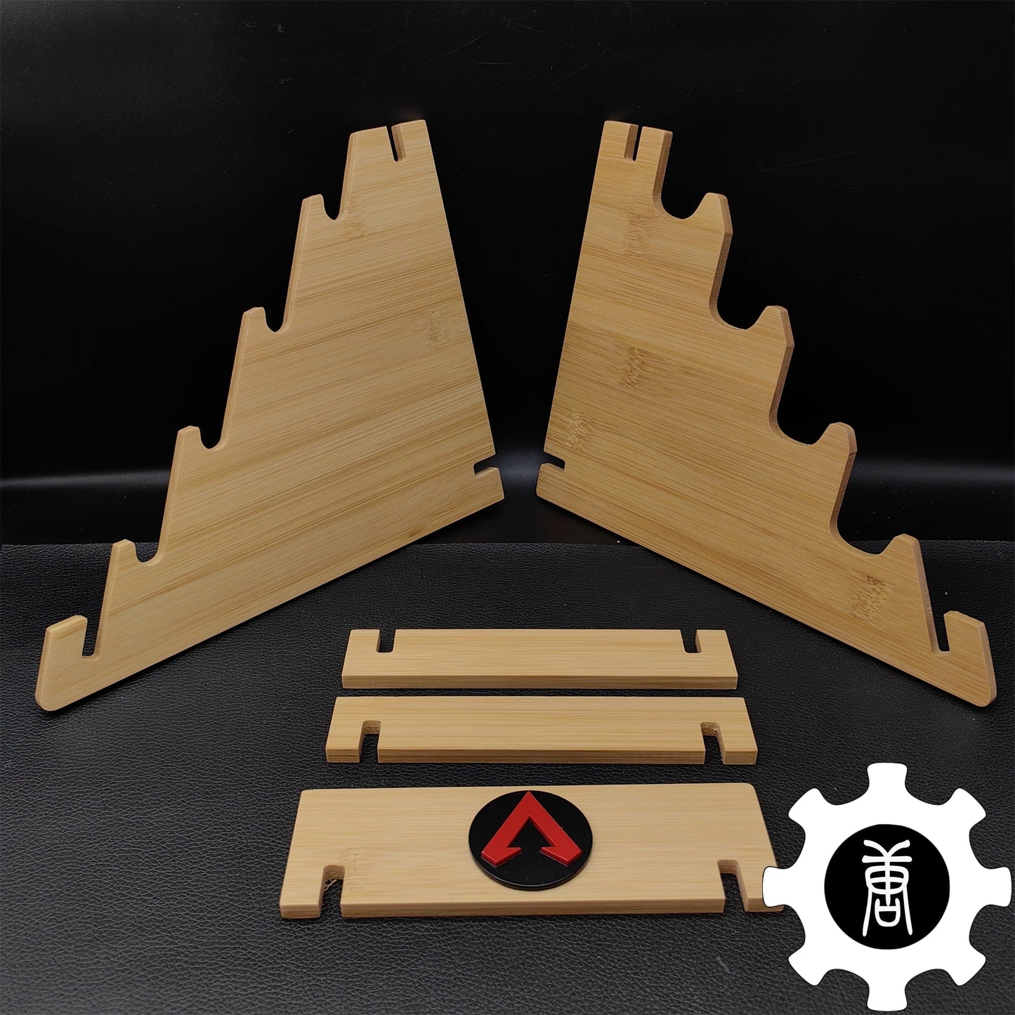 Heirloom Display Holder 4-Layer Wooden Stand