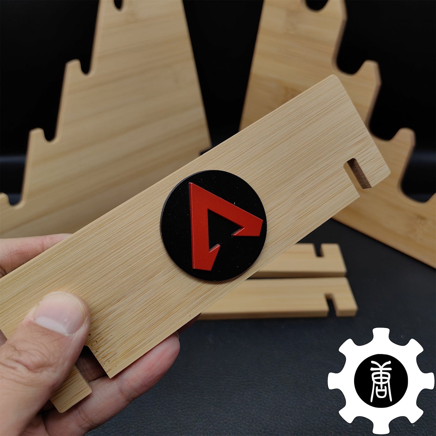 Heirloom Display Holder 4-Layer Wooden Stand