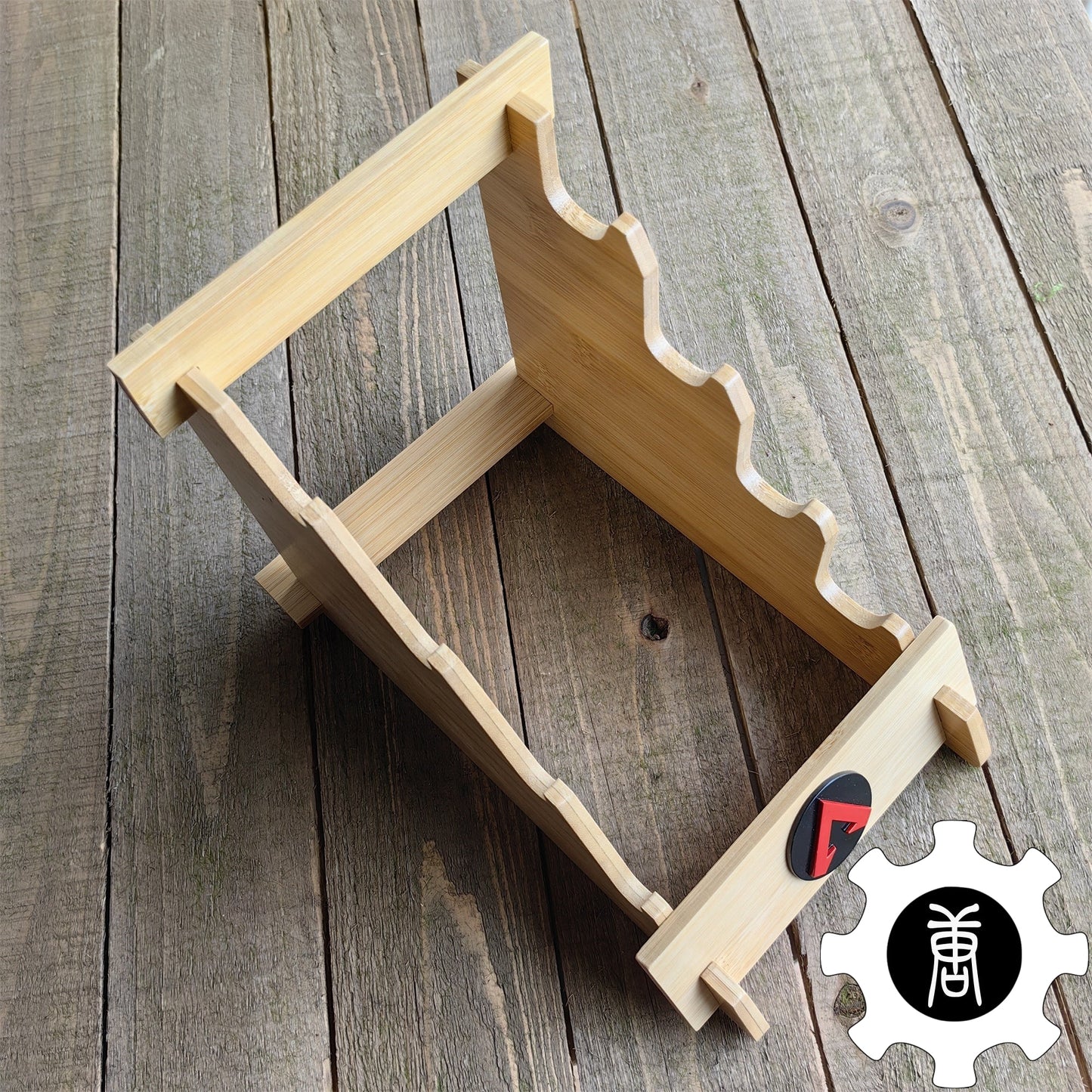 Heirloom Display Holder 4-Layer Wooden Stand