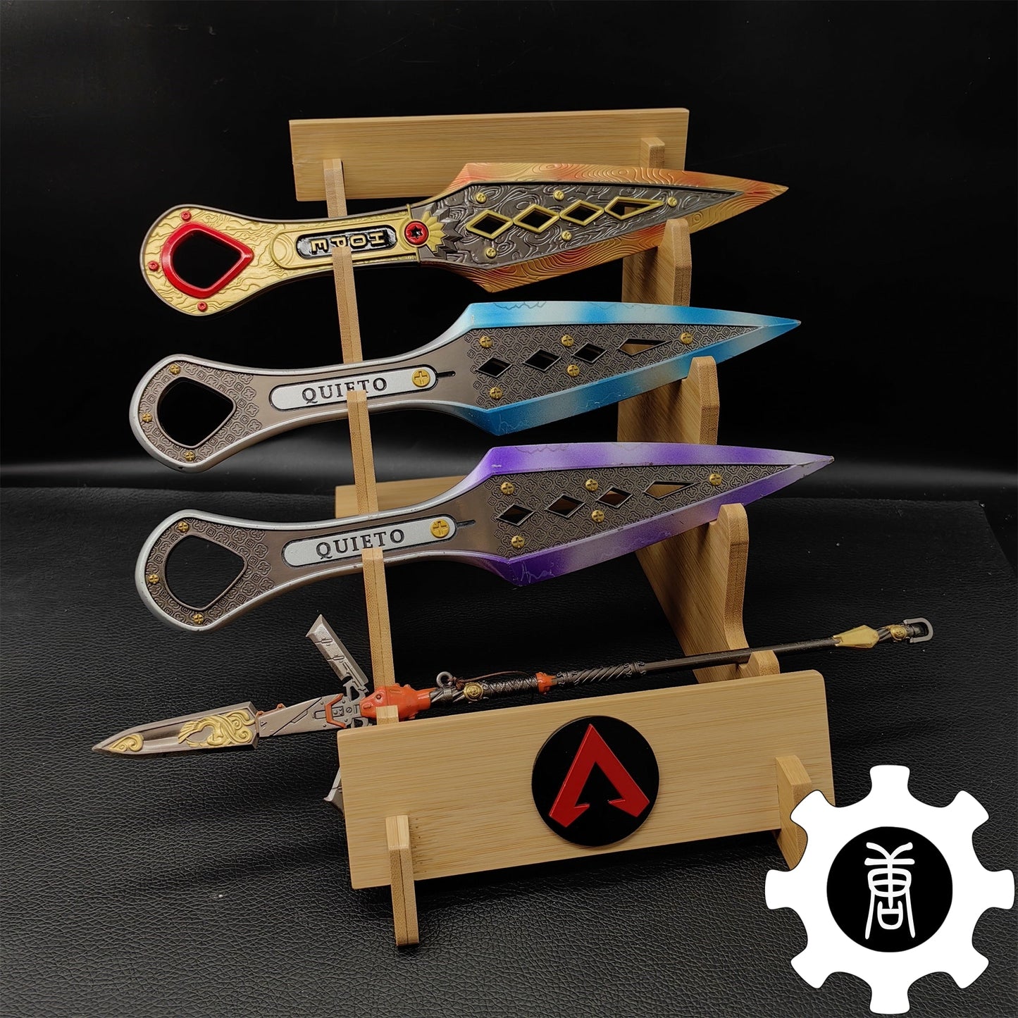 Heirloom Display Holder 4-Layer Wooden Stand