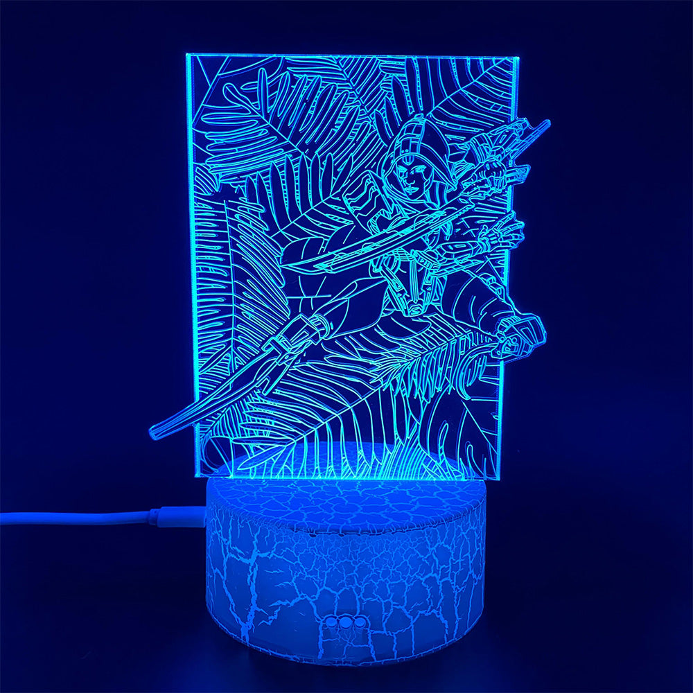 Customized Ash 3D Night Lamp