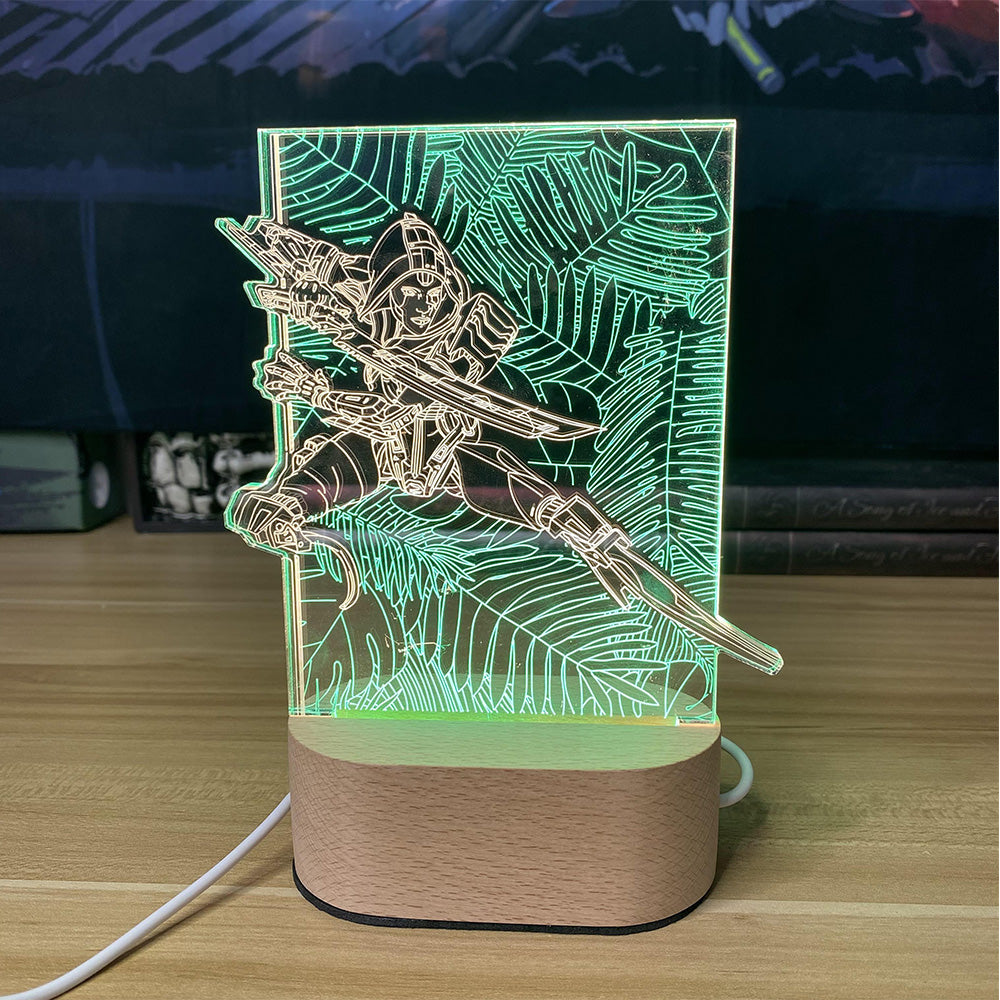 Customized Ash 3D Night Lamp