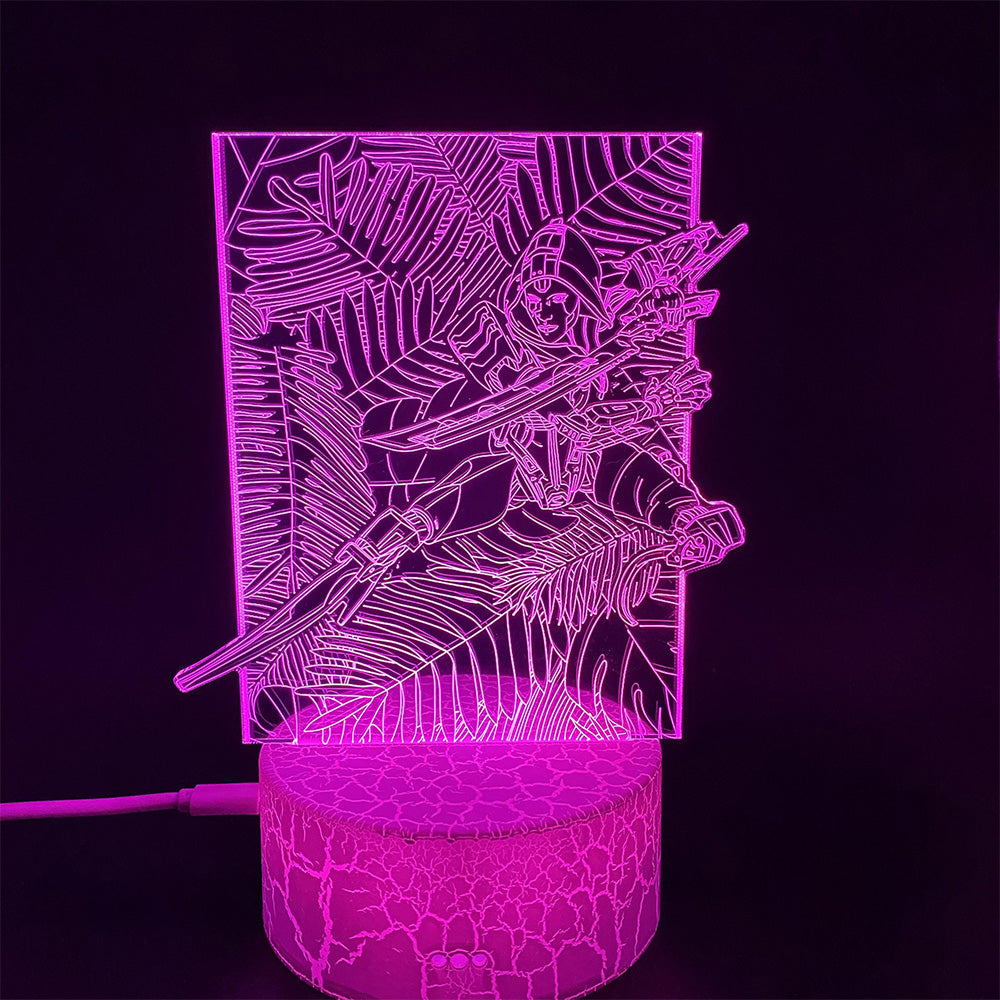 Customized Ash 3D Night Lamp