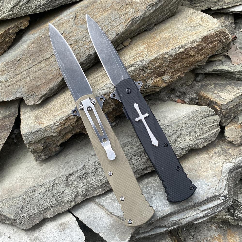 Cross Knife Christian Folding Knife