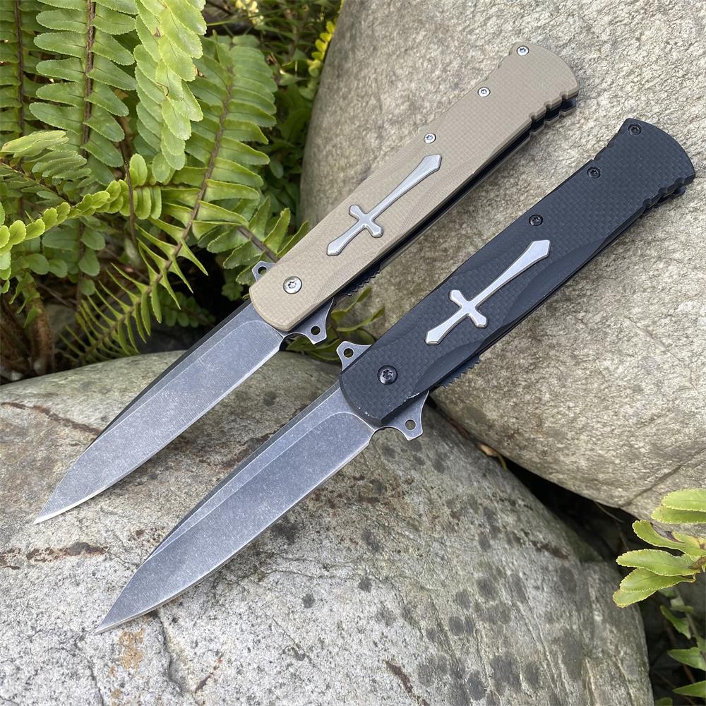 Cross Knife Christian Folding Knife