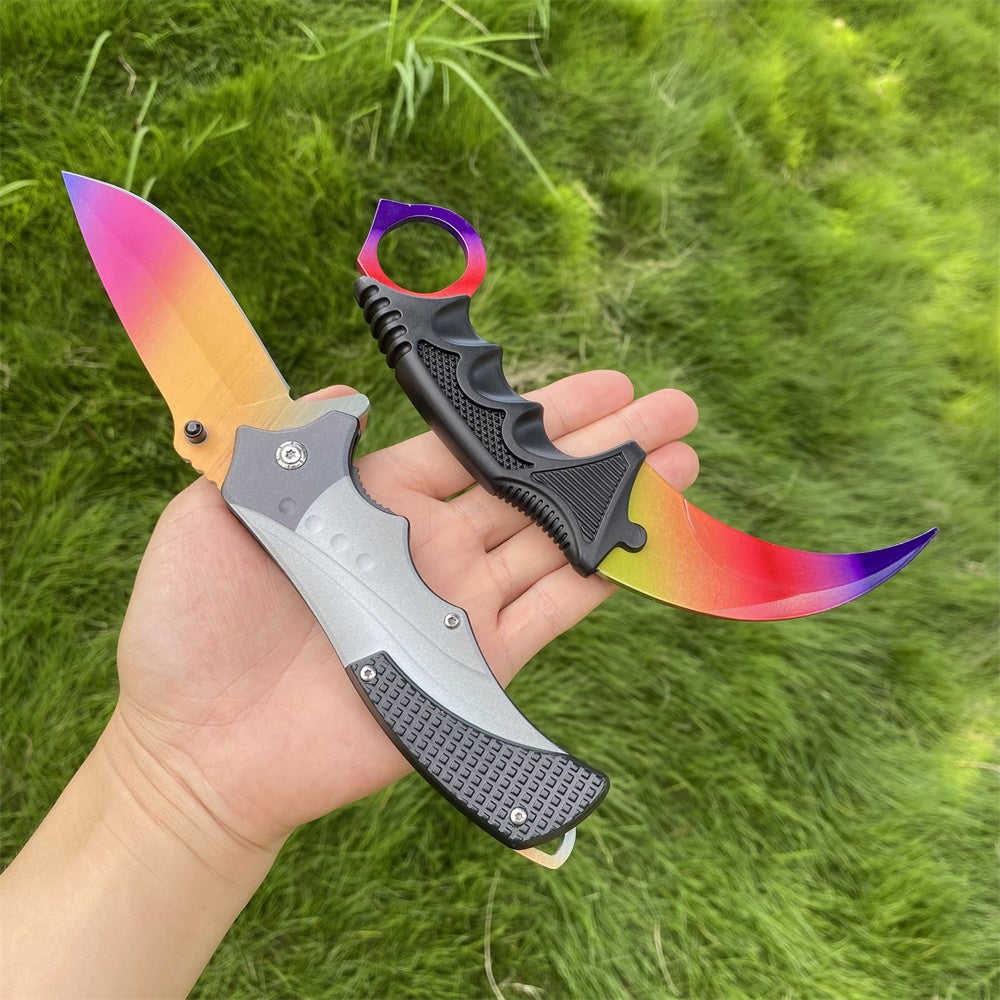 Sharp Blade Fade Nomad Karambit Knife & Folding Knife 2 in 1 Pack – Leones  Marvelous Items