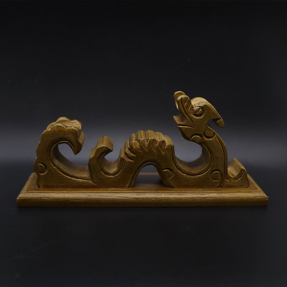 Wooden Dragon Totem Full-Size ACG Weapon Display Holder