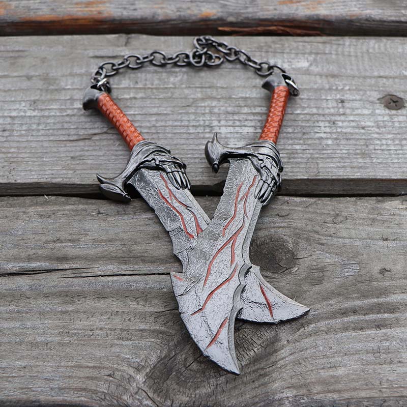 Kratos Classic Weapon Chaos Blades Metal Blunt Model