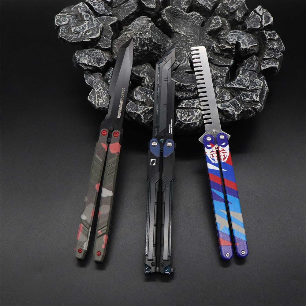 Yoru Comb Recon Knife RGX Firefly Knife Game Butterfly Trainer 3 in 1