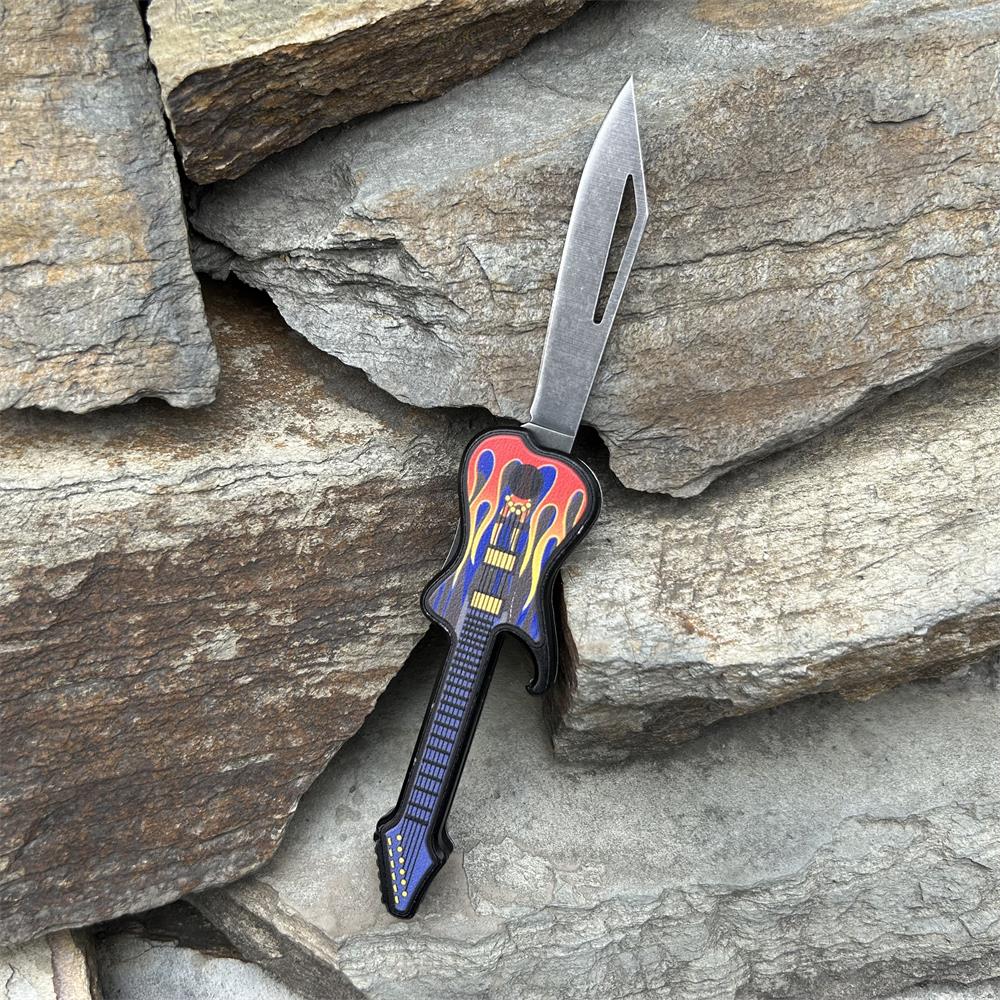 Guitar Folding Knife Tool