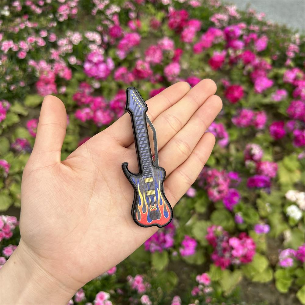 Guitar Folding Knife Tool