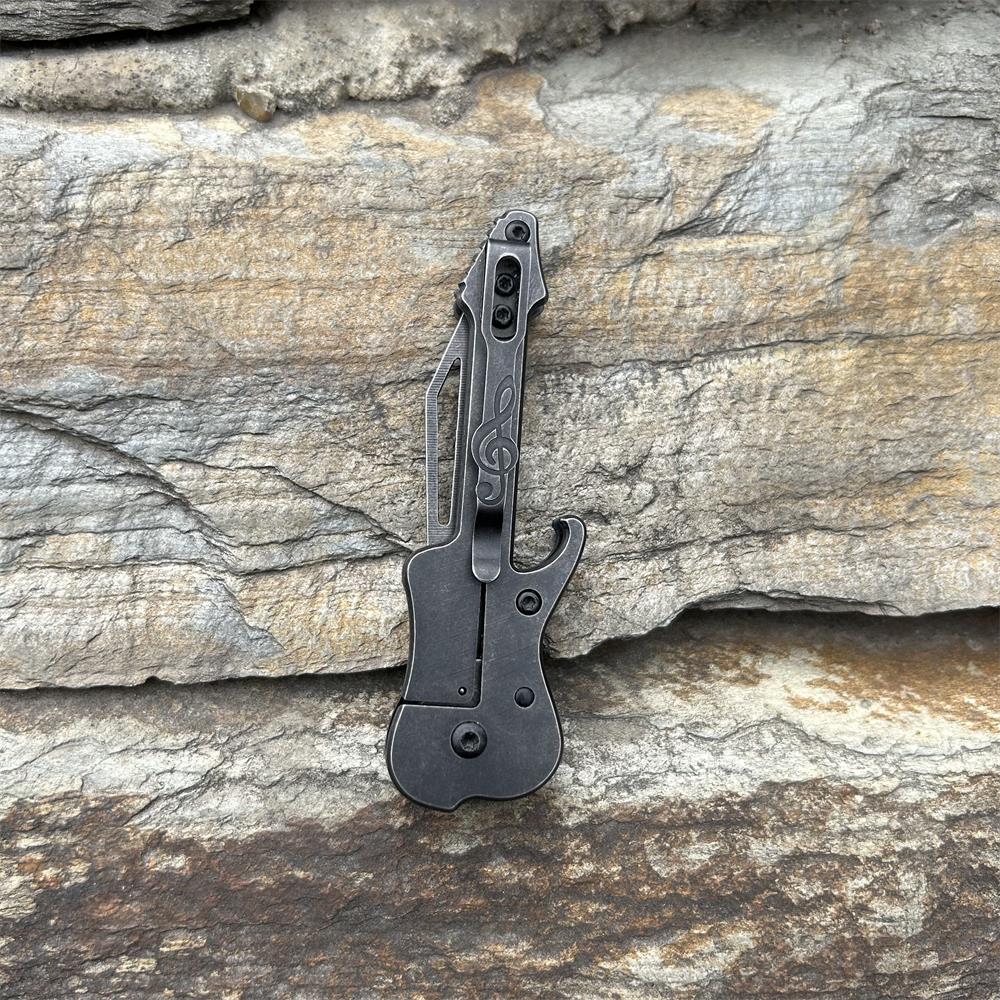 Guitar Folding Knife Tool