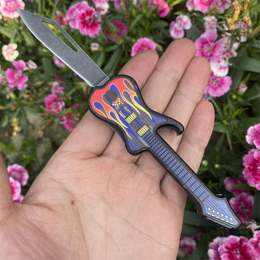 Guitar Folding Knife Tool