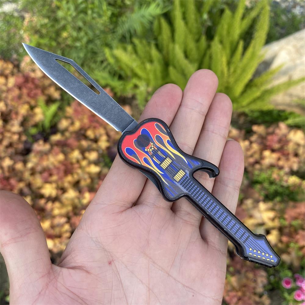 Guitar Folding Knife Tool