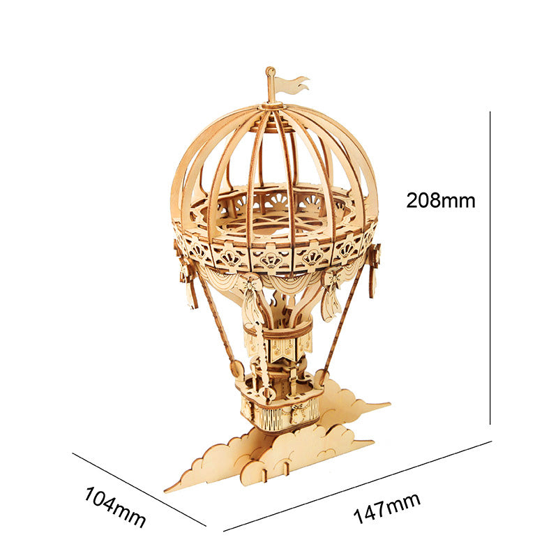 3D Hot Air Balloon Model Kit