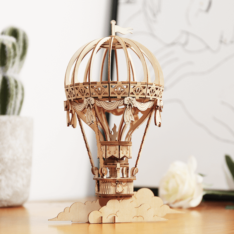 3D Hot Air Balloon Model Kit