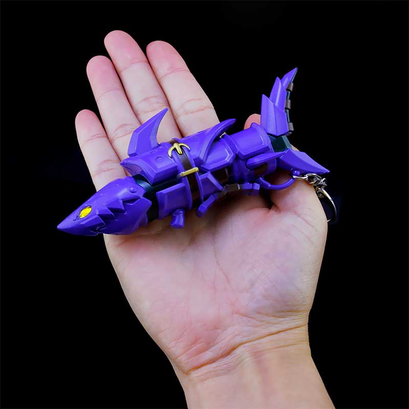 Jinx The Loose Cannon Weapon Shark Rocket Launcher Metal Model