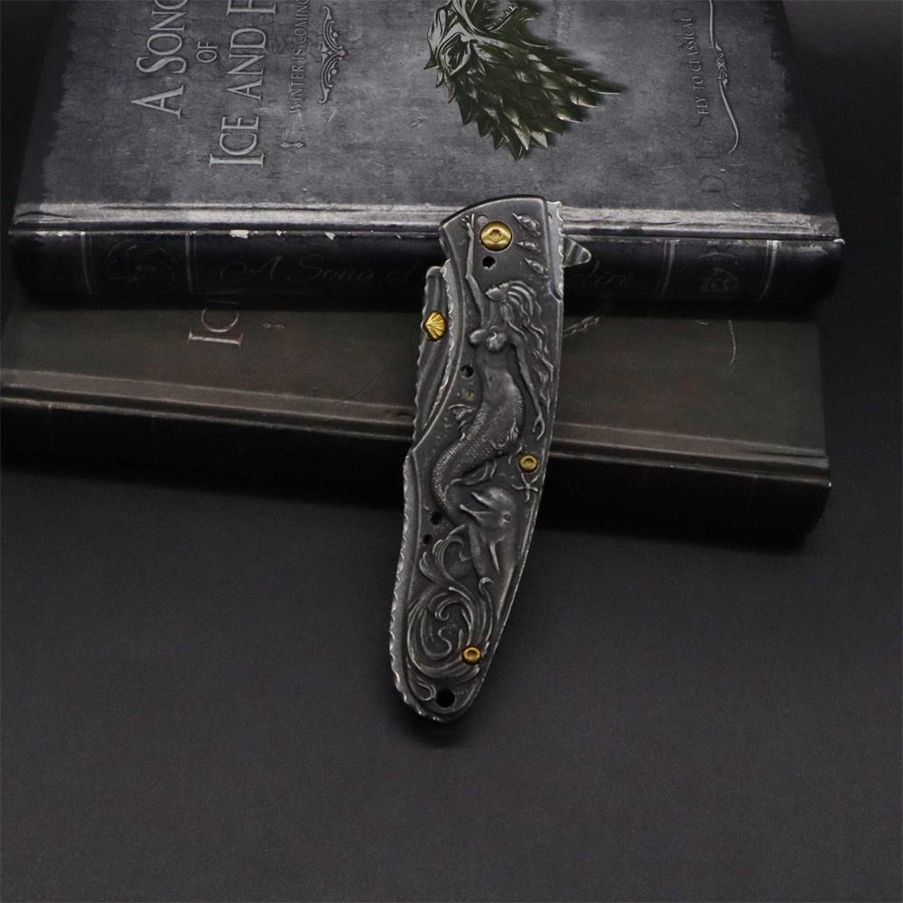 Mermaid Folding Knife Cool Collective Camping Knife