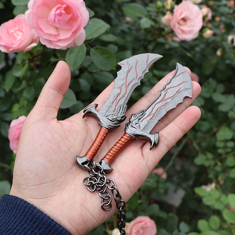 Kratos Classic Weapon Chaos Blades Metal Blunt Model