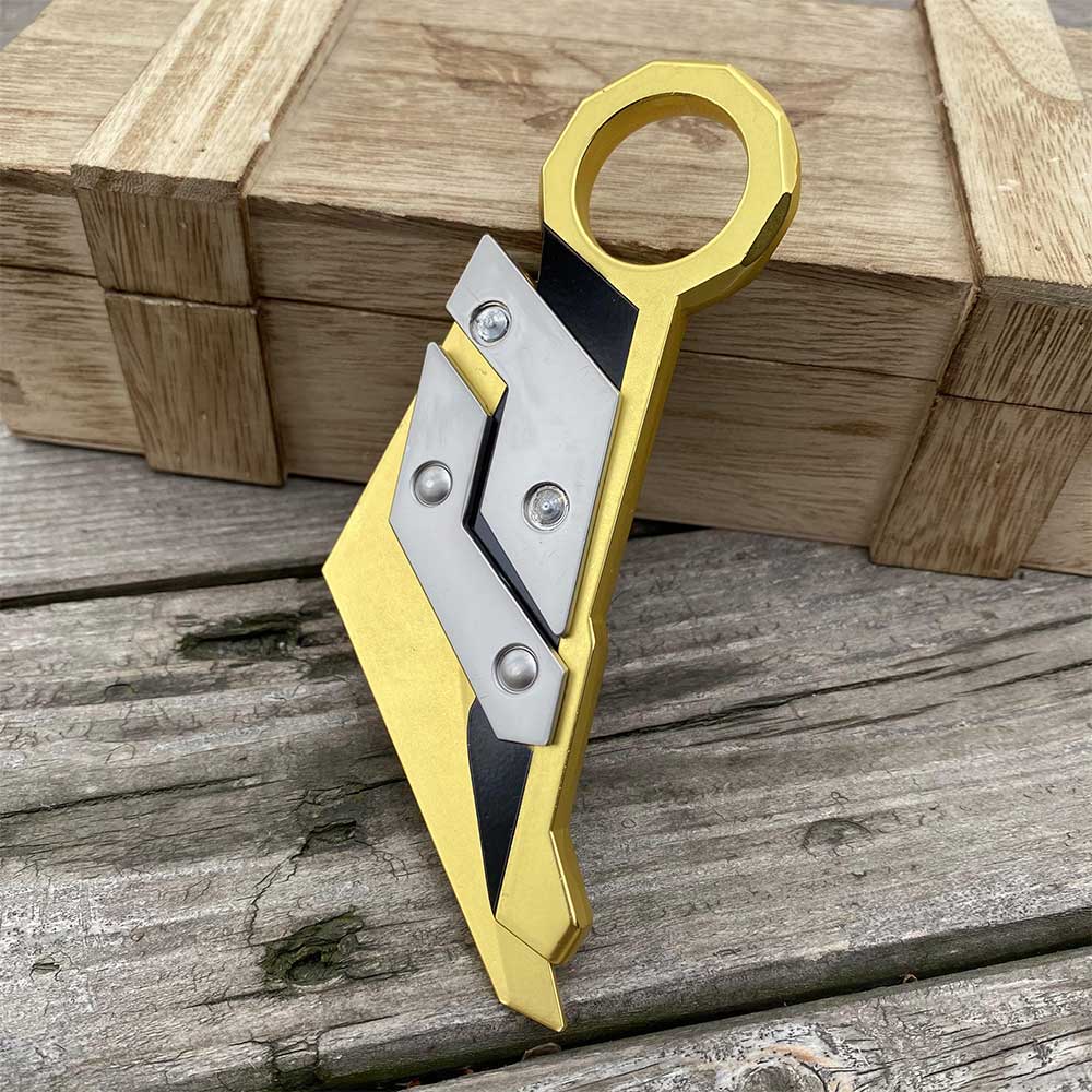 Metal Prime 2.0 Karambit Blunt Blade Trainer Cosplay Prop Game Replica